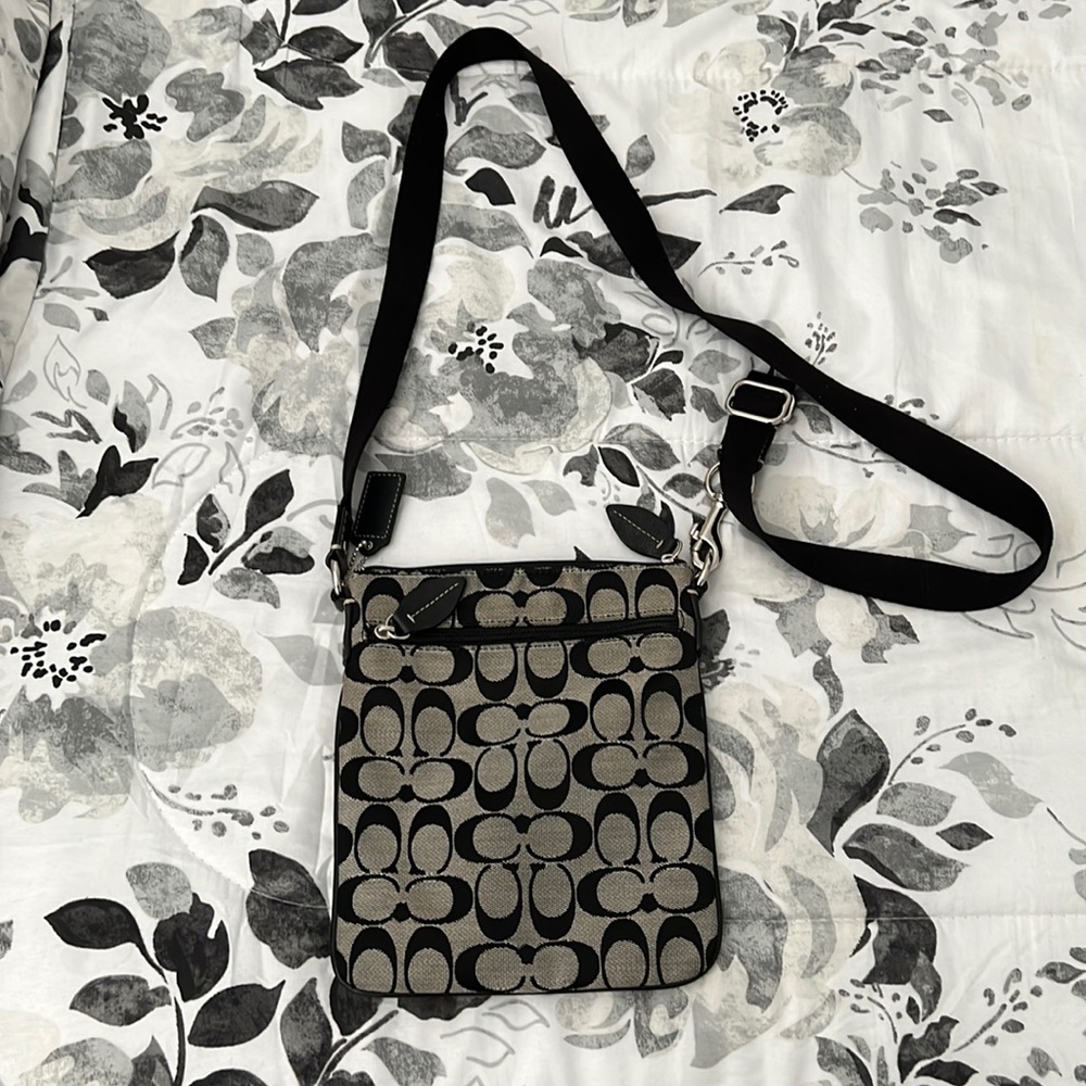 Coach black crossbody